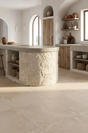 Carrelage VIDA TERRA beige pêche 100x100 Prix Cassé